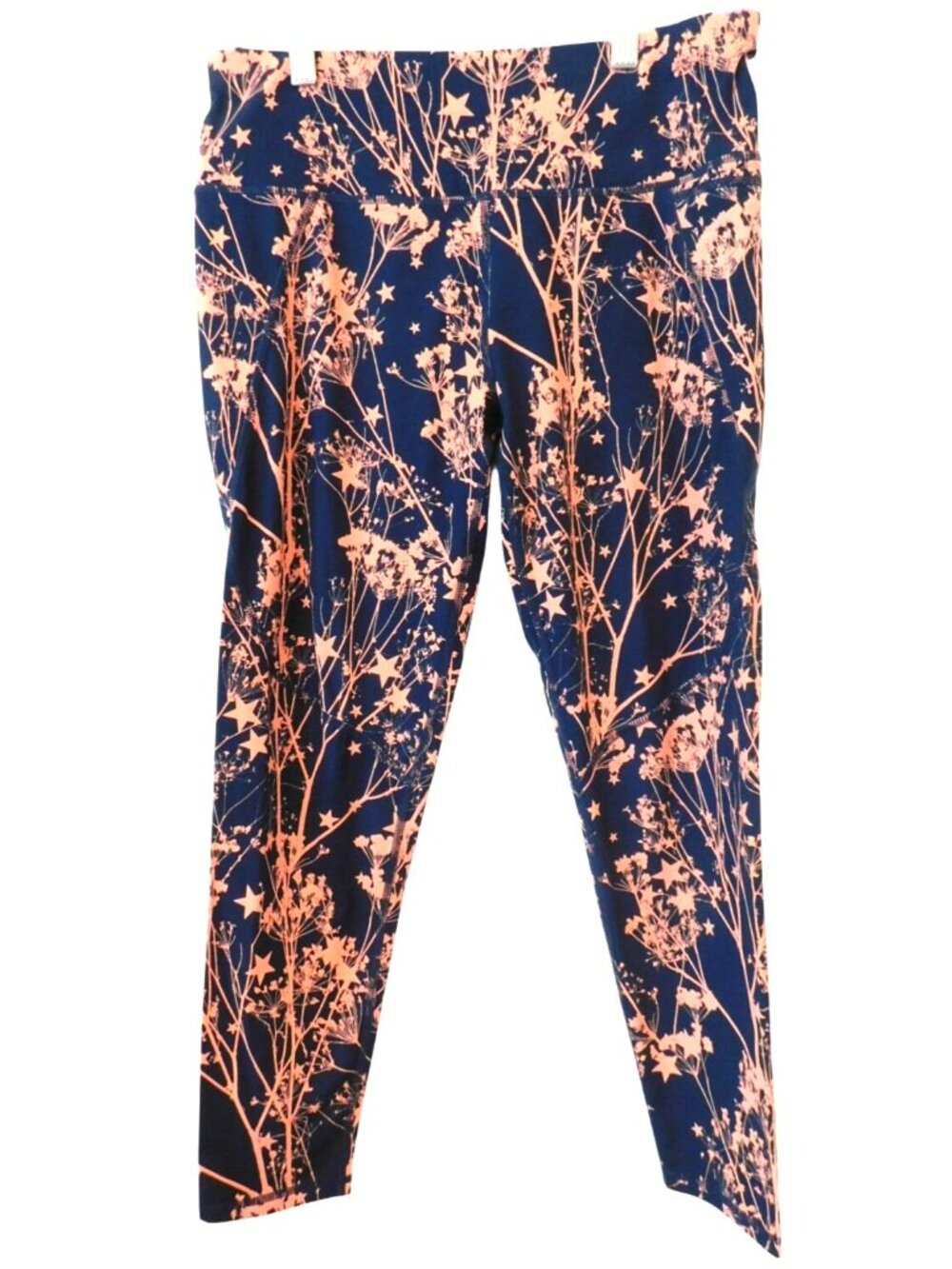 Sweaty Betty Womens Sz M Crop Leggings Star Floral Print High Rise Yoga Gym READ